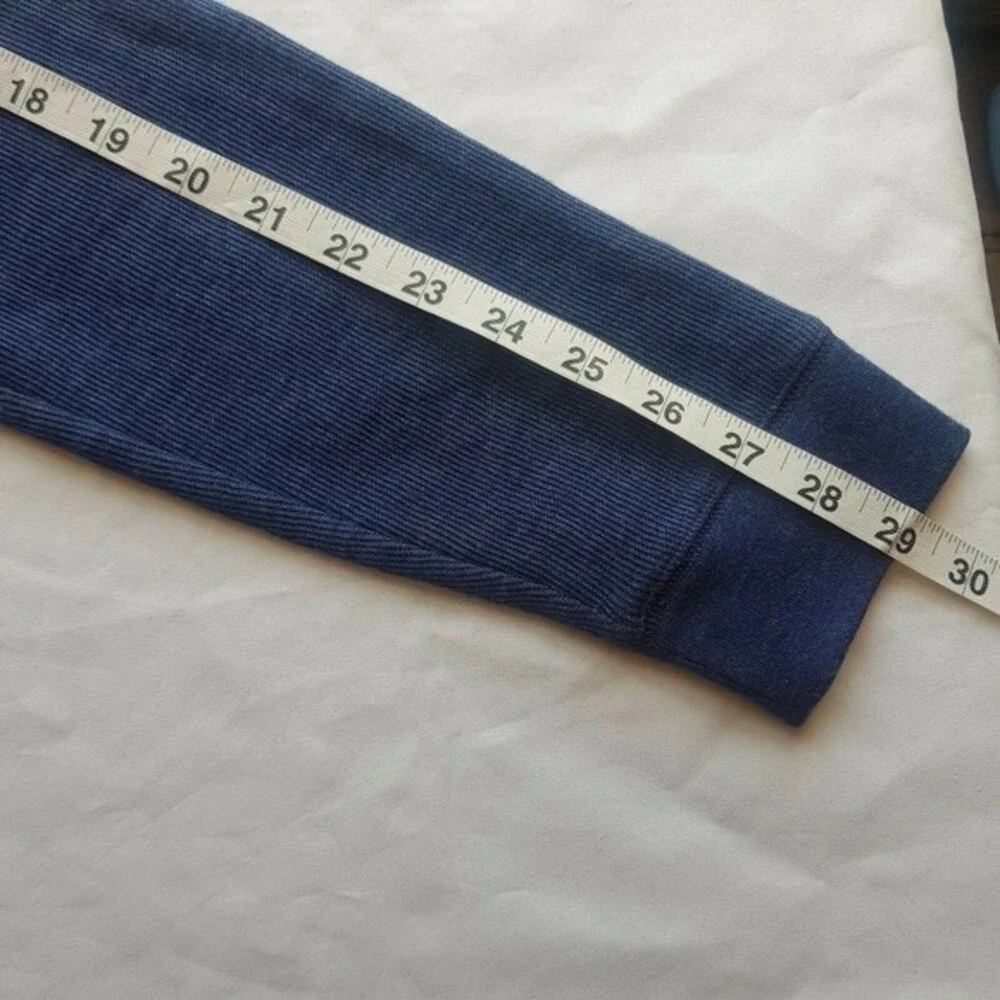 Old Navy Sweater Crew Blue OLX French Rib Navy Crocket Long Sleeves